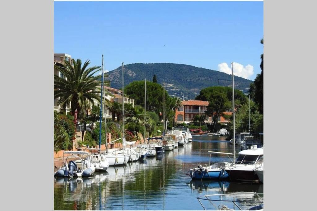 2 Bedrooms, 15 Min Walk To Beach, Ac, Pool & Fiber Internet In A Quiet, Private Gated Domain 5Kms To St Tropez Cogolin Exterior photo