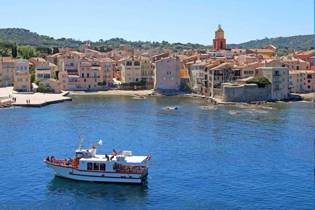 2 Bedrooms, 15 Min Walk To Beach, Ac, Pool & Fiber Internet In A Quiet, Private Gated Domain 5Kms To St Tropez Cogolin Exterior photo